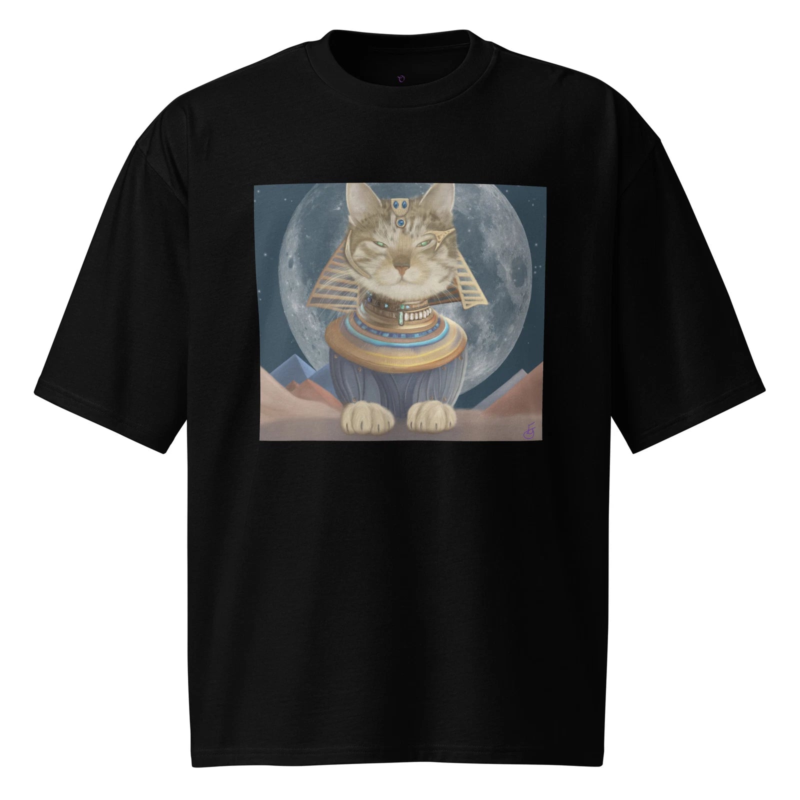 Egyptian Cat Oversized heavyweight t-shirt