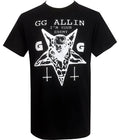 GG Allin I’m Your Enemy T-Shirt Men’s Punk Rock Tee Black