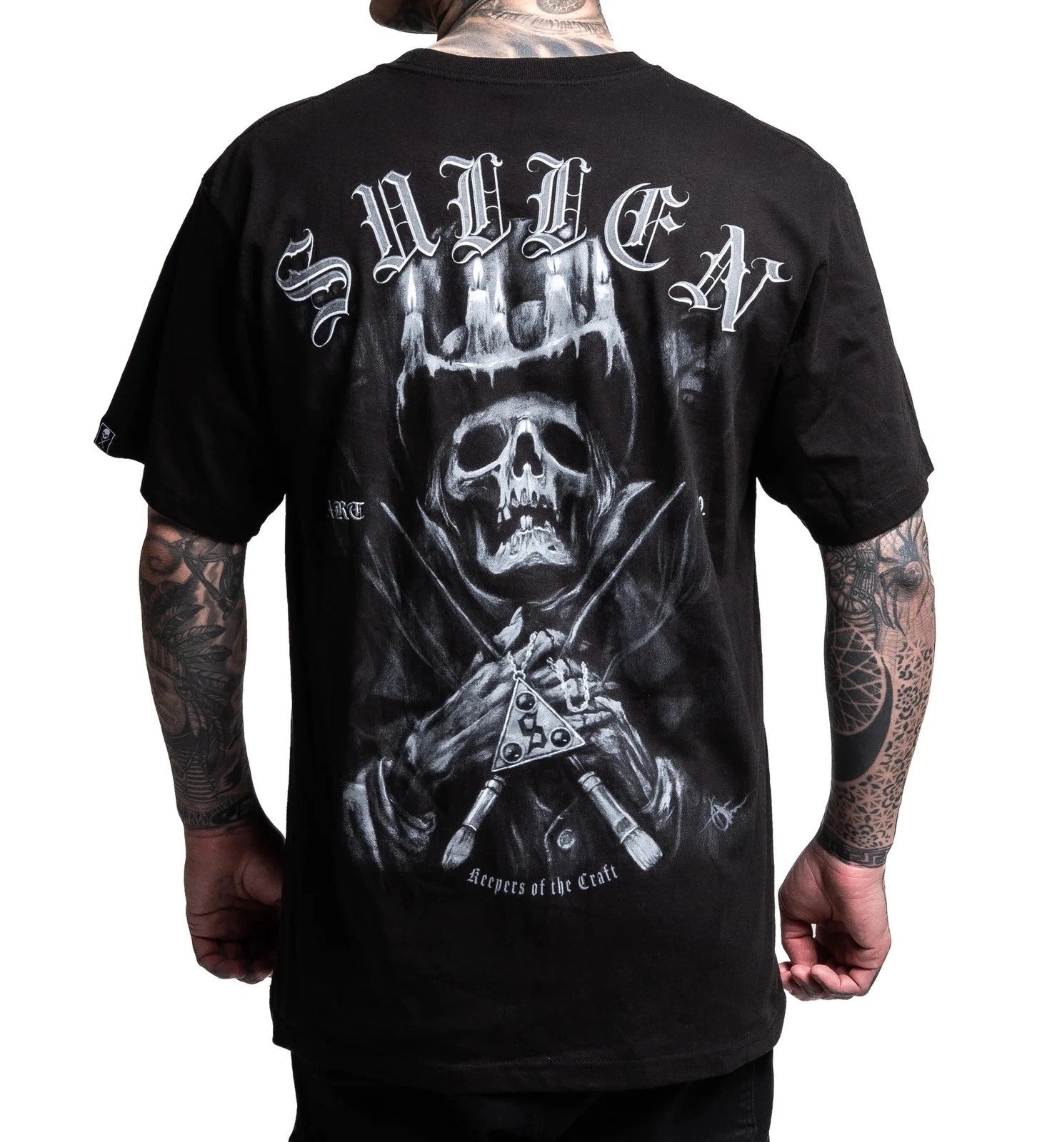 SULLEN CLOTHING KEEPERS BADGE TATTOO ART STANDARD T-SHIRT (S-3XL)