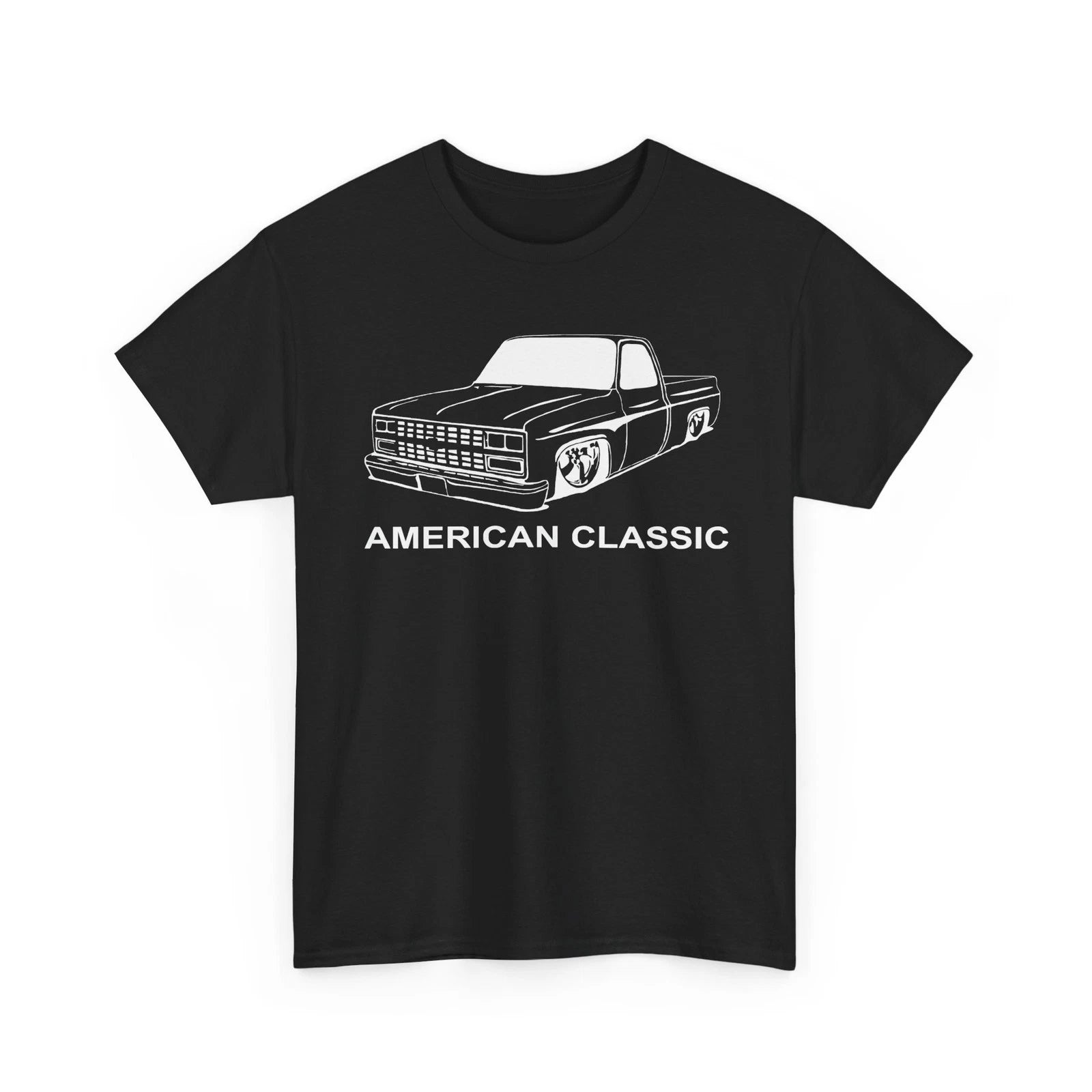 Vintage Racing C10 1973-87 Square Body Pickup Truck Unisex Heavy Cotton Tshirt