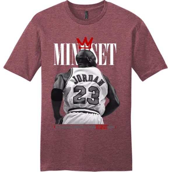 NEW ART SOCIETY MJ MINDSET VOL. 1 HEATHER CARDINAL TEE SHIRT SM-4XL MADE IN USA