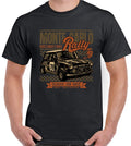 Monte Carlo Rally T-Shirt 79 Mens Retro Mini Race Classic Car Clubman