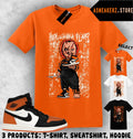 Shirt Matching AJ 1 High OG Shattered Backboard Match Sneaker Sneakerhead Chucky