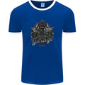 American Custom Garage Biker Motorcycle Mens Ringer T-Shirt FotL