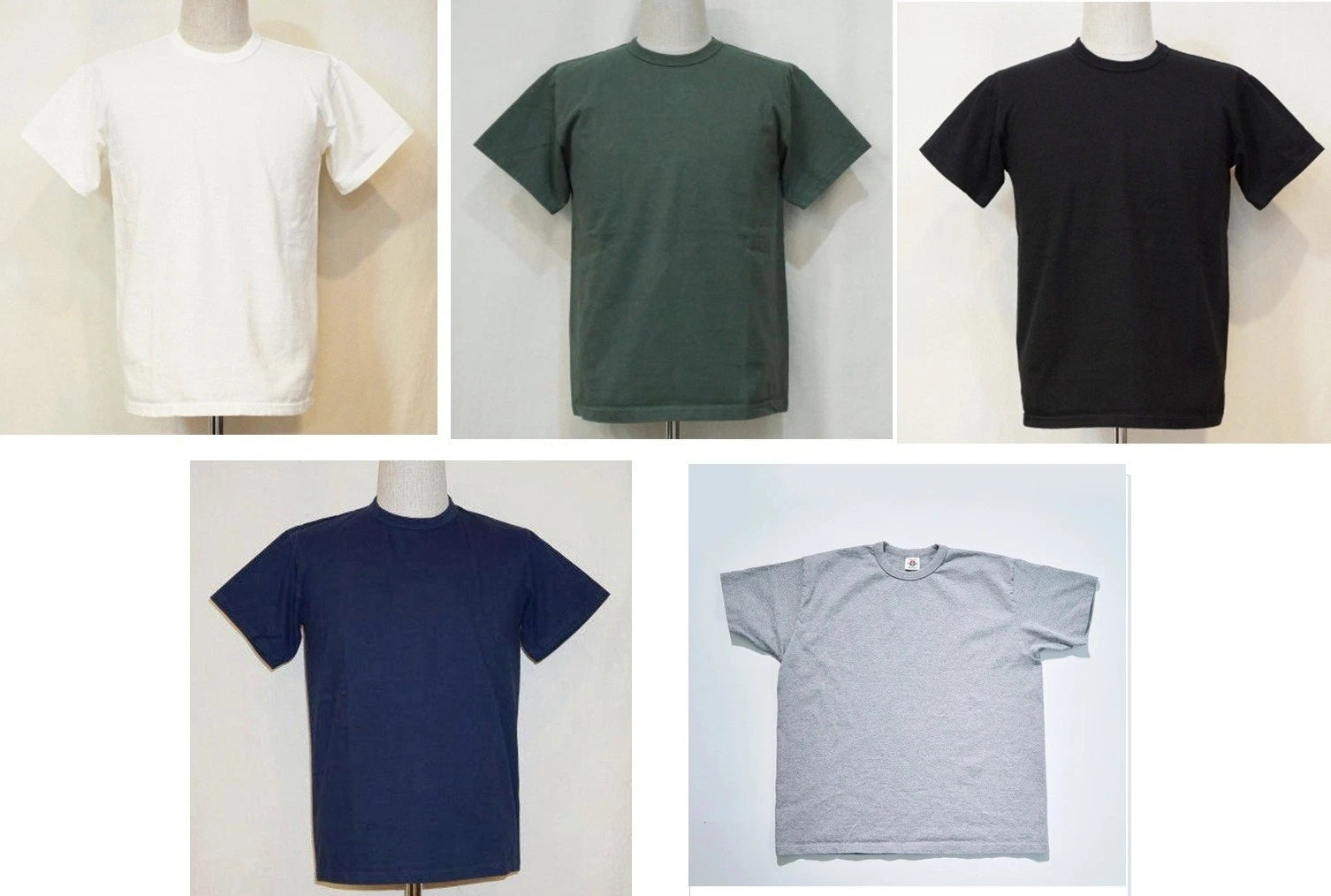 Samurai Jeans SJST-M Plain Short Sleeve T-Shirt M–XXL  Made in Japan