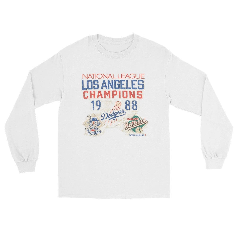 Vintage 1988 Los Angeles Champions Shirt – LA Baseball Retro NL Graphic Tee