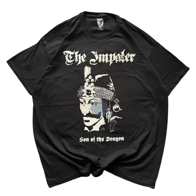 Dracula Shirt Vlad the Impaler Y2K Grunge Goth Horror Halloween Vintage Mens Tee