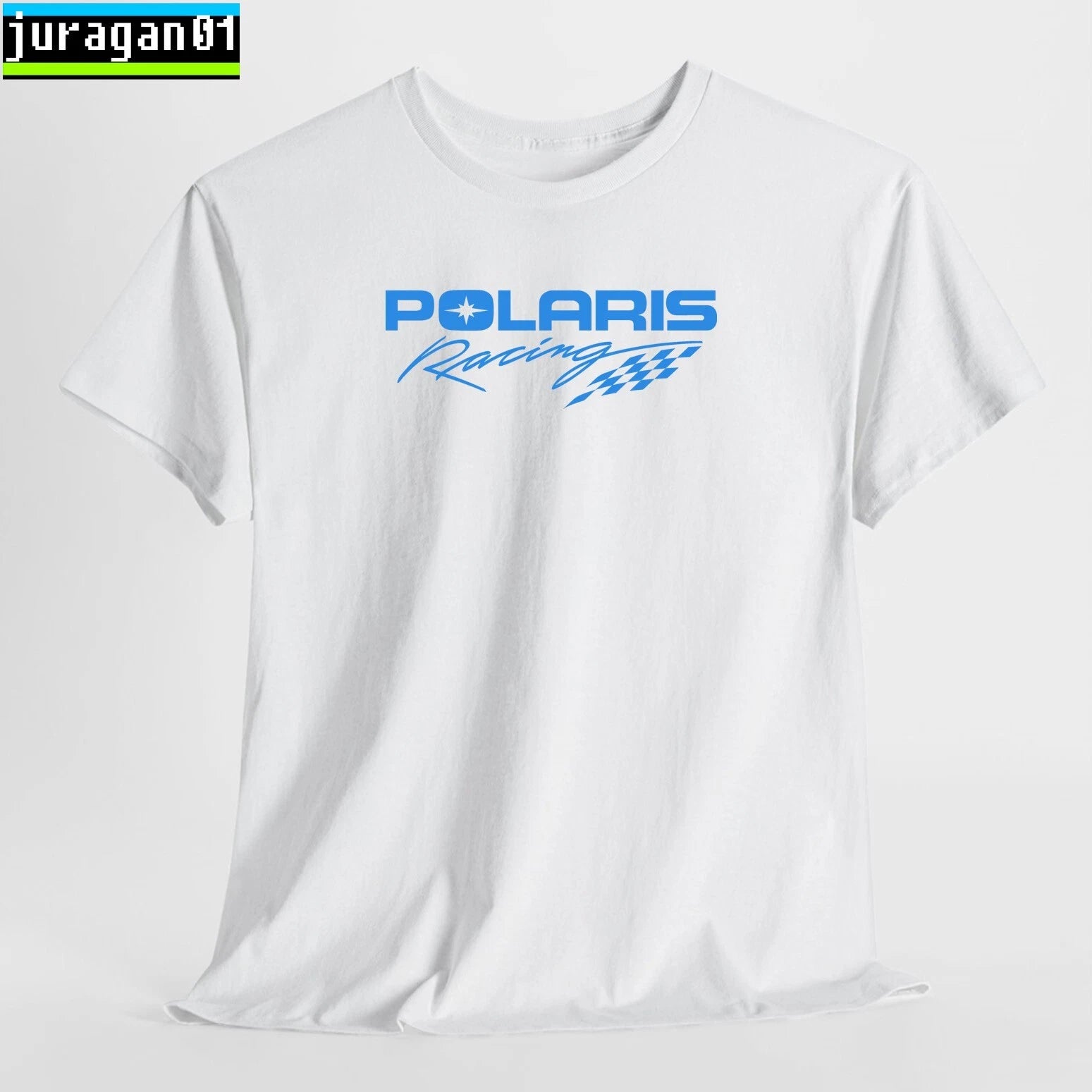 Polaris Racing T-Shirt Logo Many Colors Size S to 5XL Made in USA
