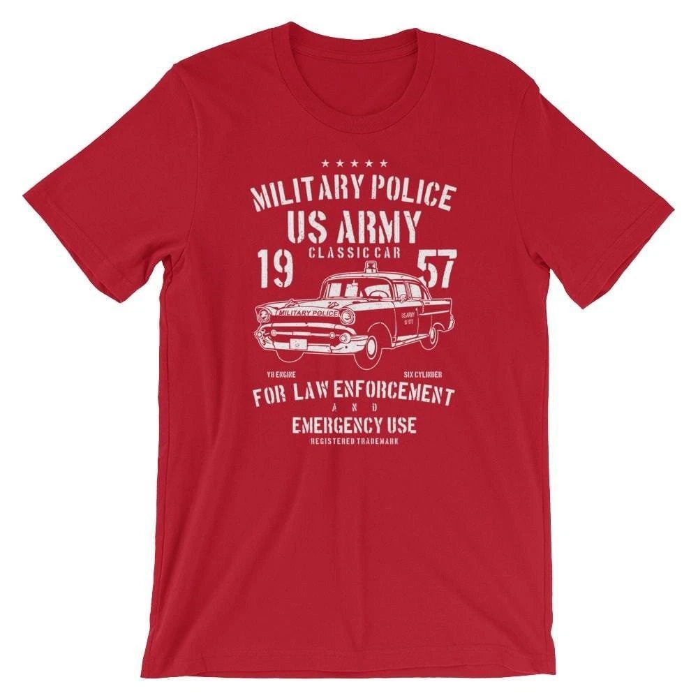 Army Classic Car T-Shirt. 100% Cotton Premium Tee NEW