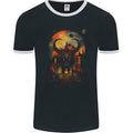 Urban Evil Bull Fantasy Mens Ringer T-Shirt FotL