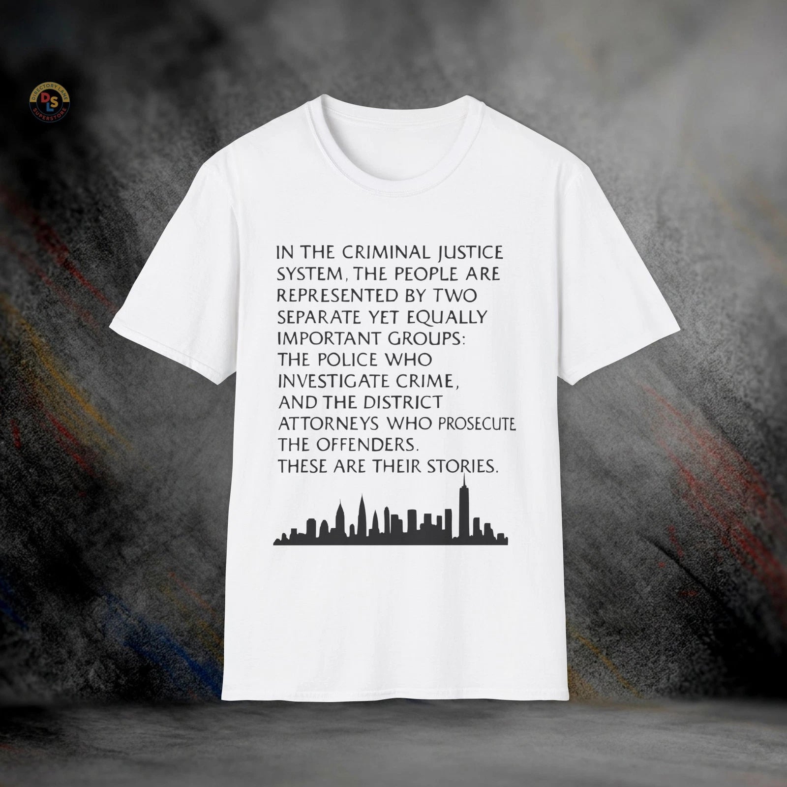 Law & Order Police Court TV T-Shirt | Softstyle Tee