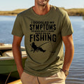 I Googled My Symptoms Just Need To Go Fishing T Shirt Funny Fathers Day Dad Gift