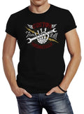 Mens Biker Motorcycle Custom Motorcycles Slim Fit Neverless® T-Shirt
