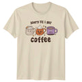 Scary Til I Get Coffee T-Shirt Coffee Lovers Halloween Halloween Gift For Him