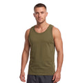 Army Vest Military Combat US Singlet Sleeveless Fancy Dress Tank Top Olive Green