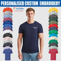 Personalised Custom Embroidery Fruit Of The Loom Iconic 150 T Shirt Workwear Top