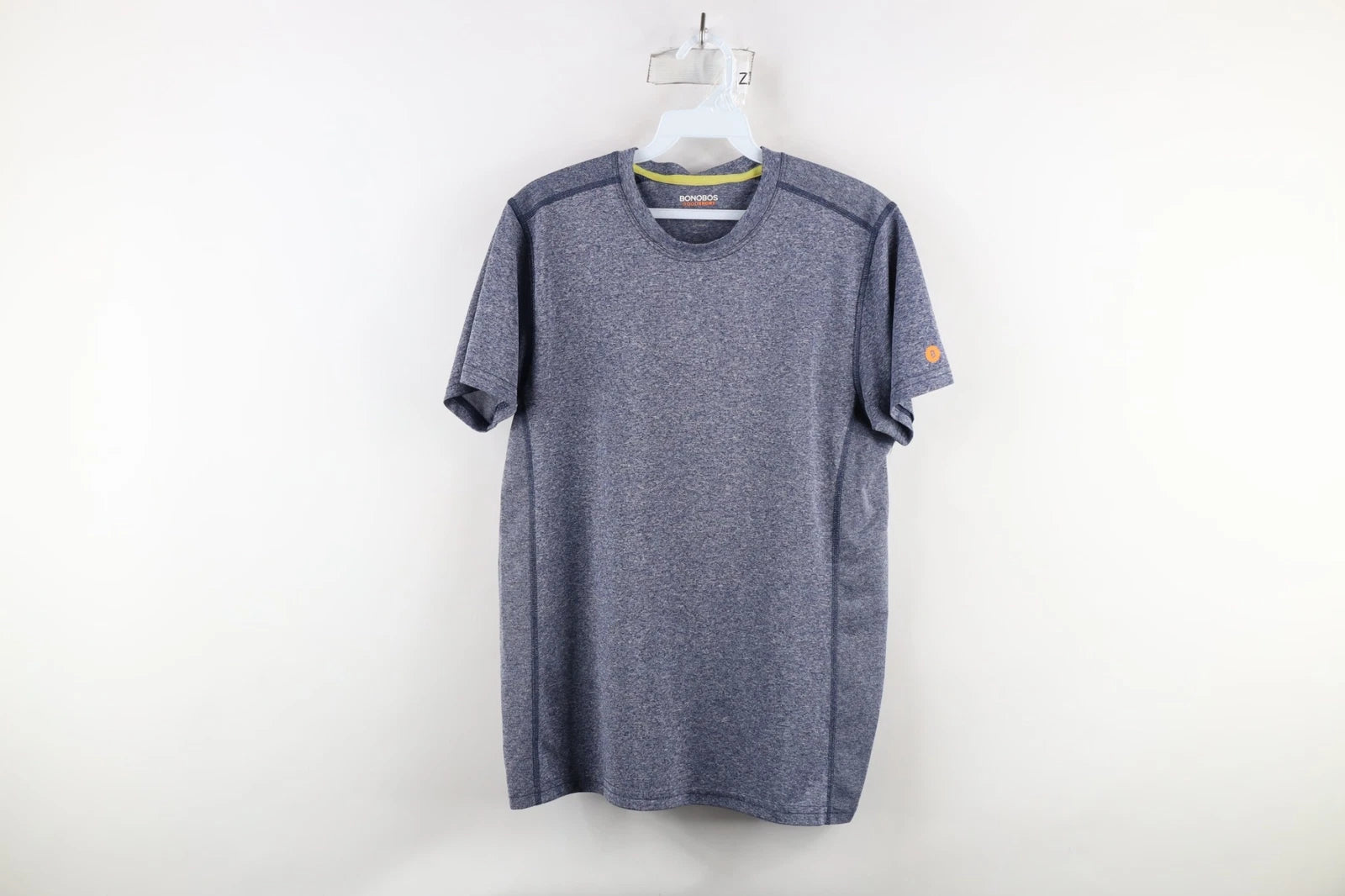 Bonobos Mens Small Slim Fit Good Sport Knit Training Gym Running T-Shirt Blue