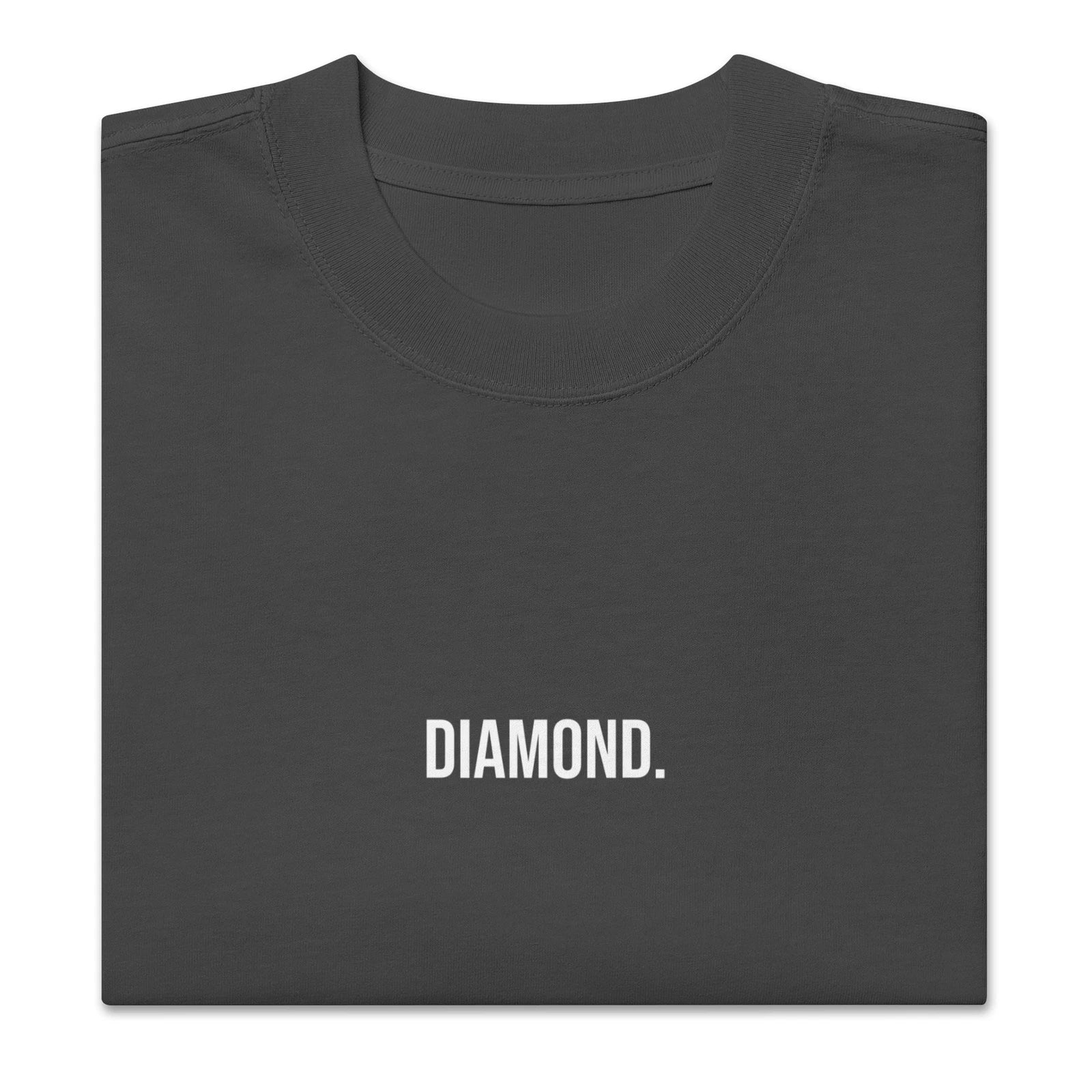 Diamond Apperal 'Natural' - Oversized faded gym tee