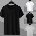 Fashion Men's Summer Plain Slim Fit T Shirt Top Short Sleeve Solid Color