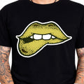 Lips Bold Pop Art Retro Vintage Bite Trendy Cool Streetwear Vibe Graphic T-Shirt