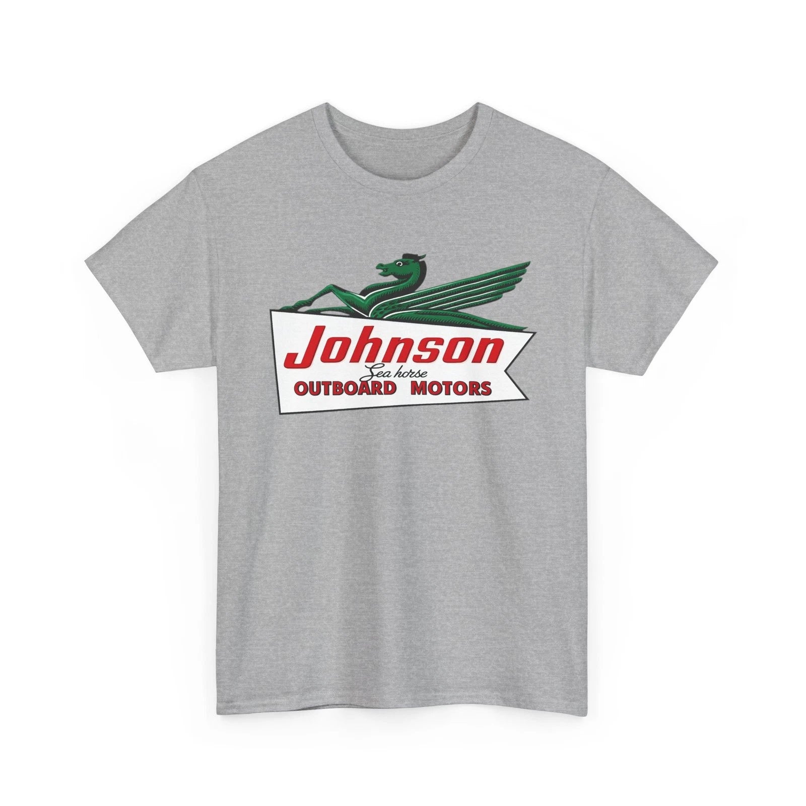 Johnson Sea-horse Outboard Motors Vintage Logo Retro Boat Engine T-Shirt