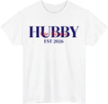 Personalised Hubby Wifey T-Shirt - Custom Mr & Mrs Name And Date Matching Couple