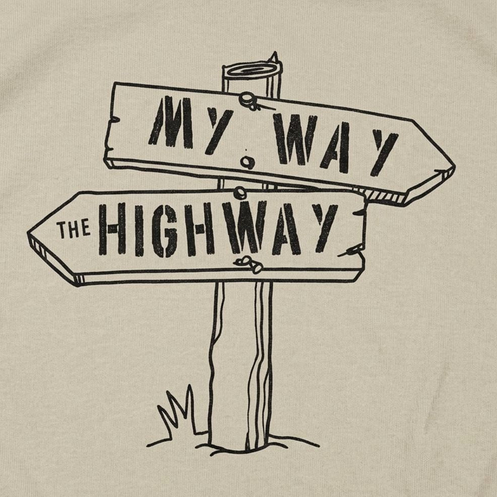 My Way the Highway Road Sign