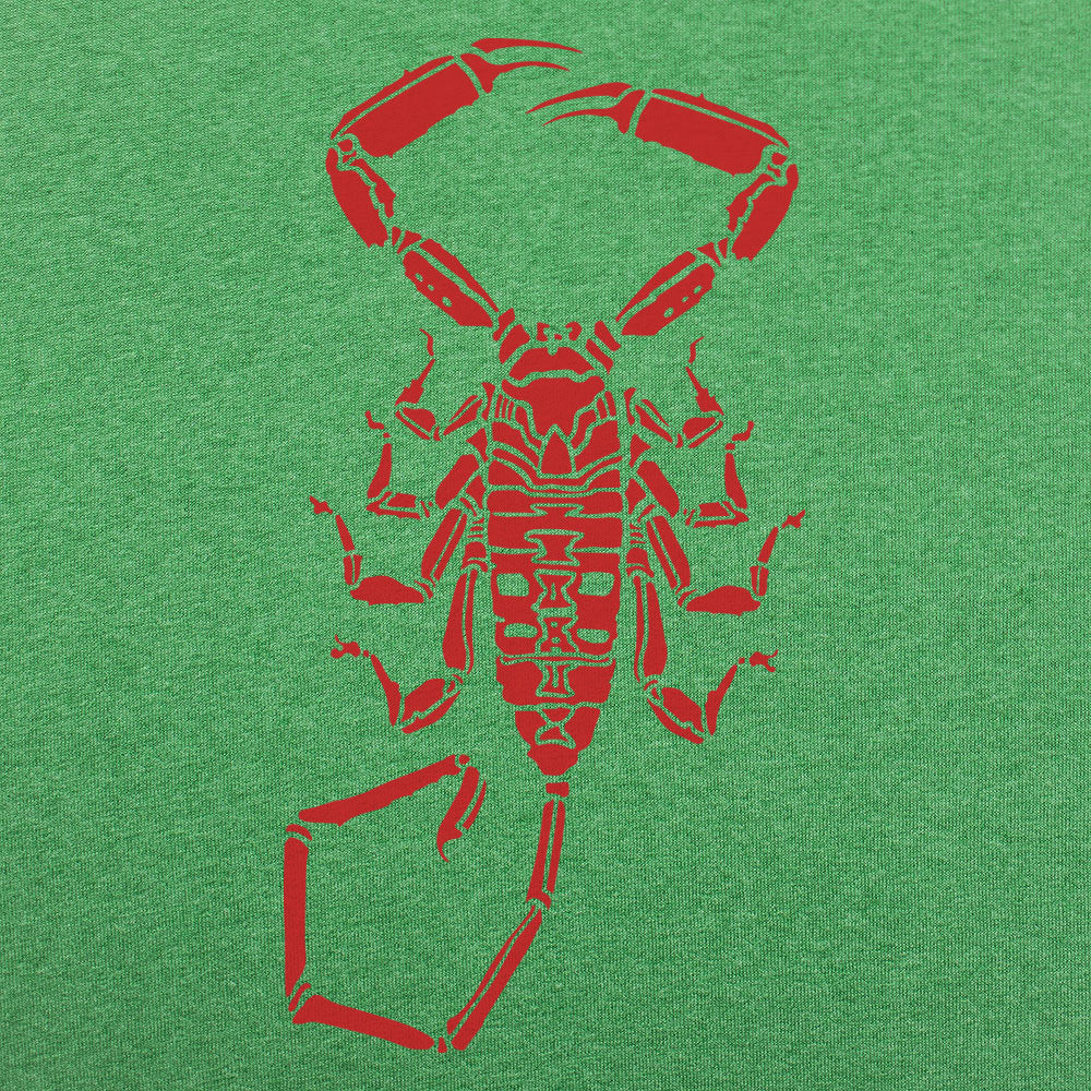 Scorpion - Red Scorpion Silhouette Design