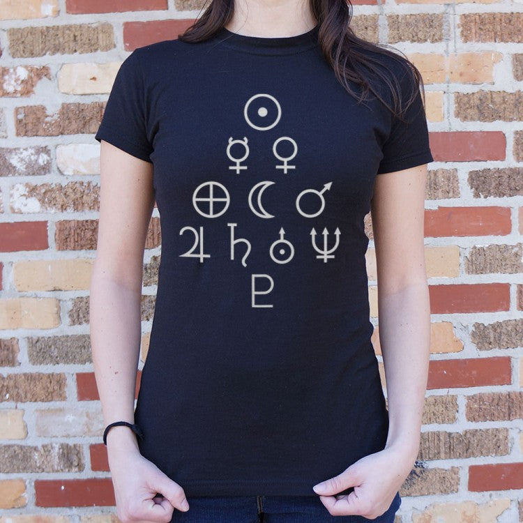 Solar System Symbols - Astrological Planet Icons