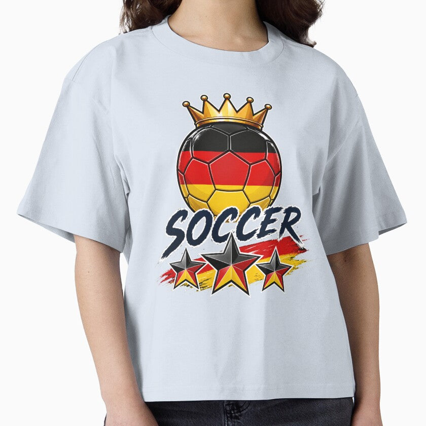 Germany Flag Crowned Soccer Ball by QuiteOrbit