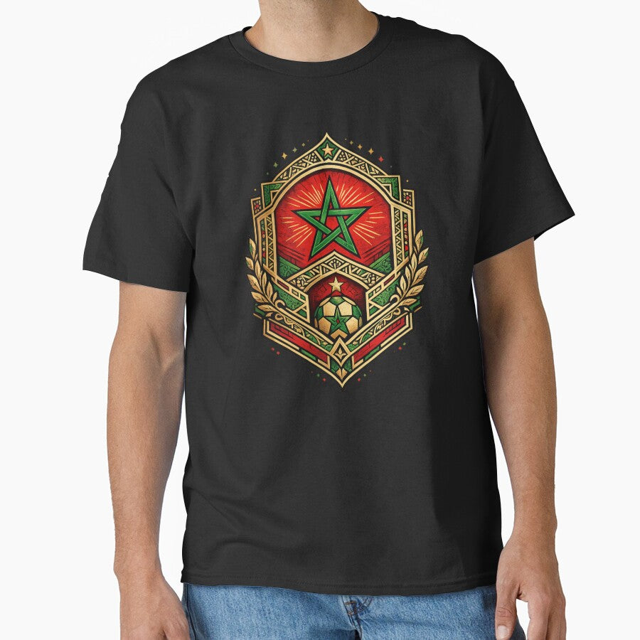 Moroccan Pride Football Gift by Corvoria