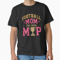 Football Mom The Real MVP Vintage Sports Graphic by PunchDrop