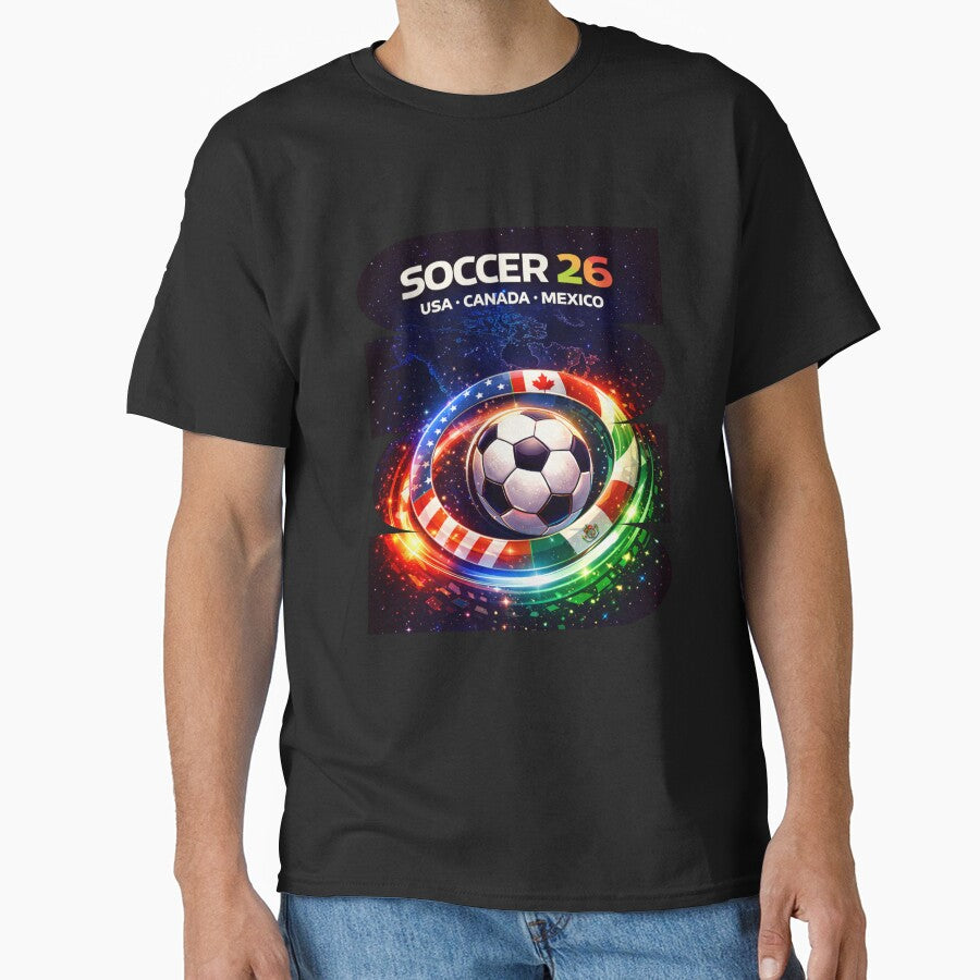 North America Soccer 2026 Shirt, Soccer 26 USA Canada Mexico Fan Tee, United 2026 Soccer Graphic by MK-Charlie