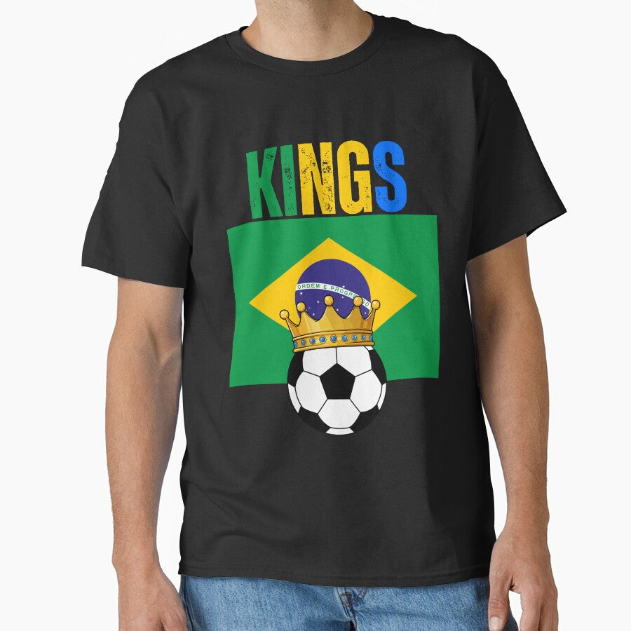 Brazil Kings of Football Soccer Fan Design by Karim-Karem