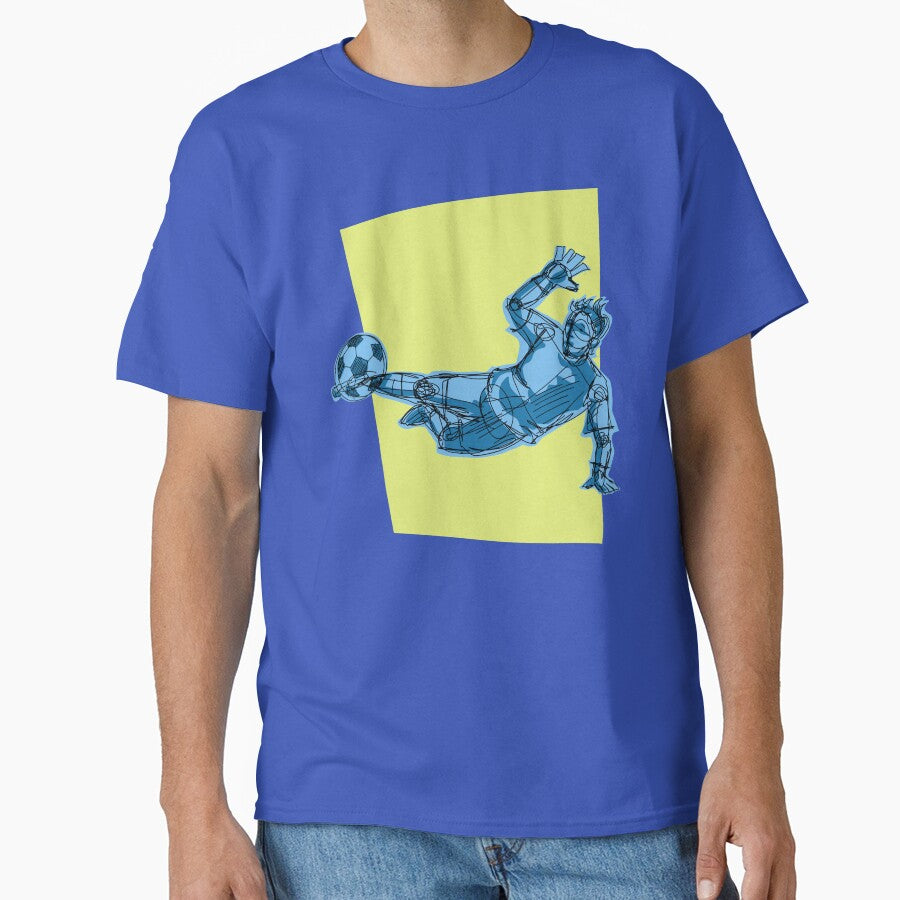 Yes Goalkeeper With Blue Background by missmann