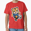 Chibi Tiger Soccer Star 3D Sticker by krazzyremo