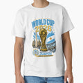Argentina 2026 Football Trophy Vintage Poster by Arabic Ink Studio
