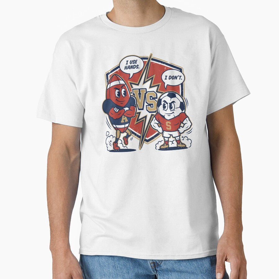 American Football vs Soccer — VS Badge by 1RSN