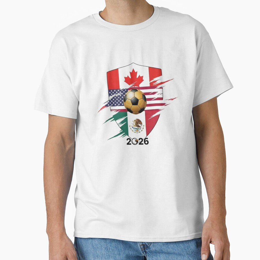 Golden Soccer Ball 2026 Host Nations Emblem by Bulk order available