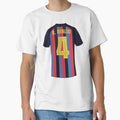 Ronald Araujo Barcelona football jersey number 4 by Justtrendytees