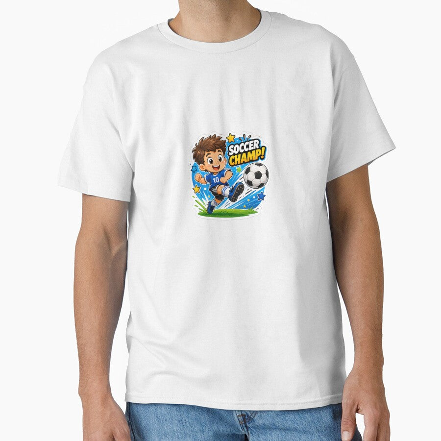 Soccer Champ Cartoon Sticker Art by tommytvkids