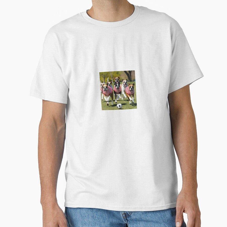 Boxers love football too! Soccer and Dog Lovers - Sunderland, Sheffield United, Southampton - Any dog, any colour by Humour House Designs