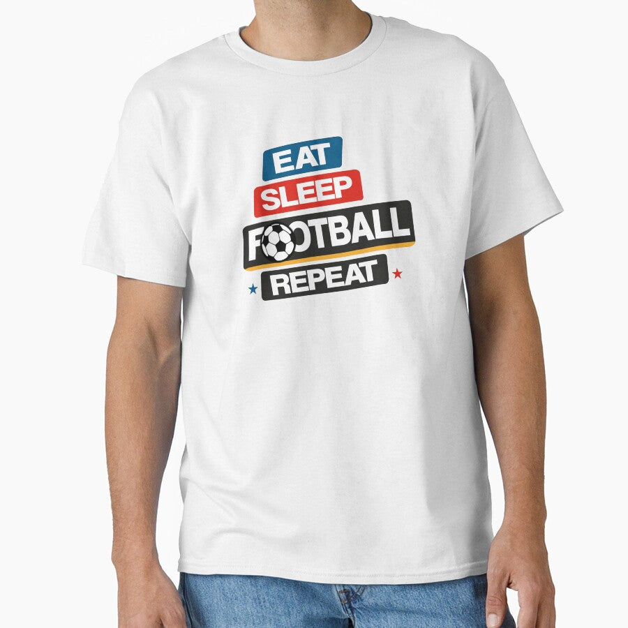 Eat Sleep Football Repeat by FashionHeritage