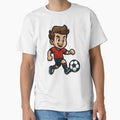 Cartoon Soccer Boy Kicking Ball Illustration by meshhead