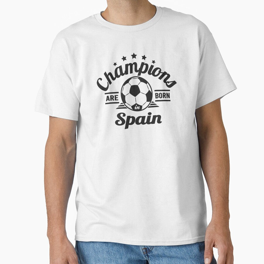 Champions Are Born In Spain , football fans vintage gift by lamjar-art