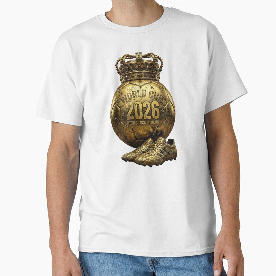 World Cup 2026 Golden Soccer Ball Crown- Mexico USA Canada by digitalbob60