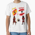 Spain vs Austria Funny Soccer Cats World Cup Fan Art by nexargraphics