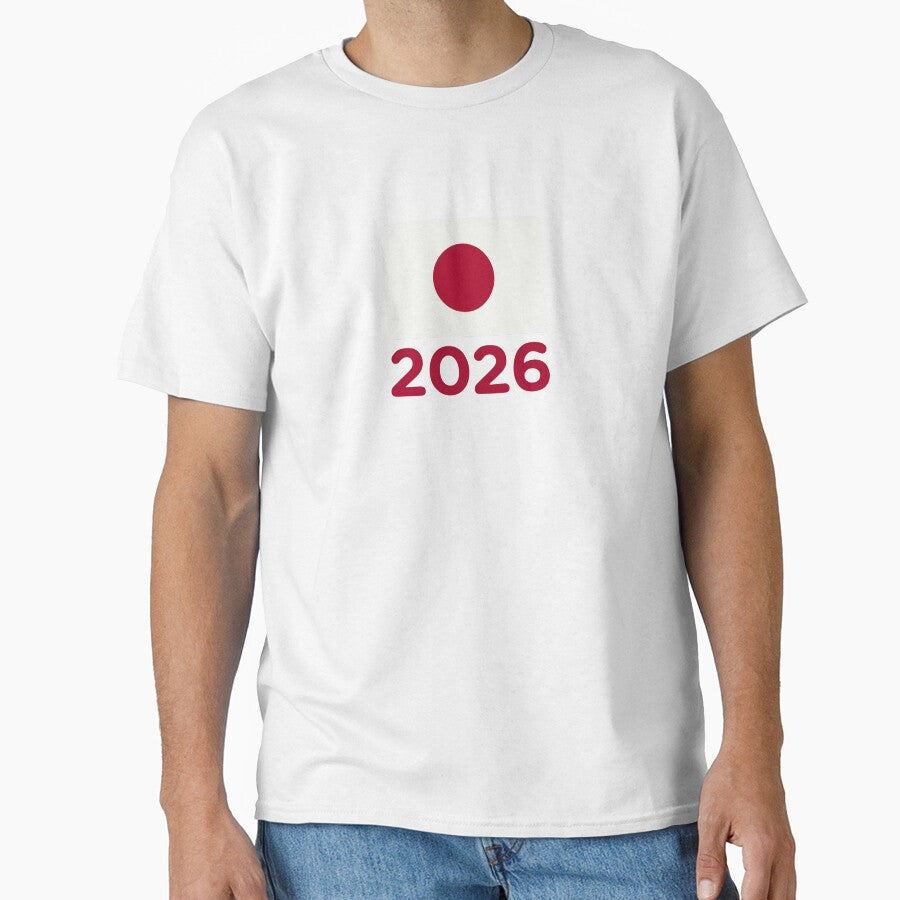 Japan Flag 2026 | Japan Football Supporter Design, Soccer Fan Shirt, Stickers, Mugs, Tapestry by 21 Tulips