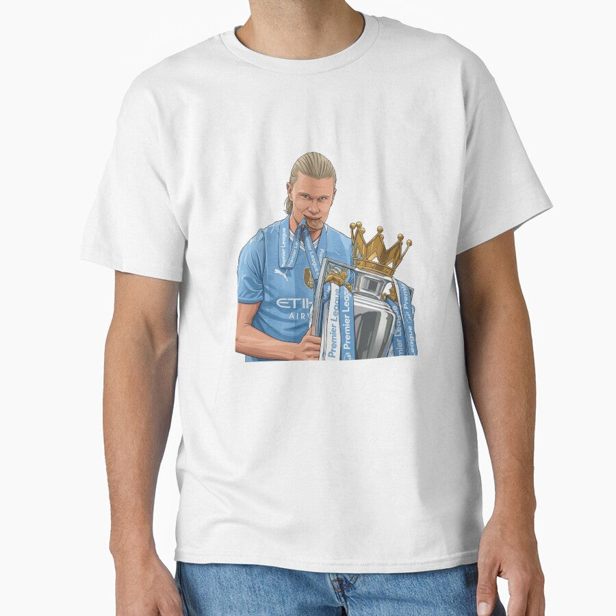 Haaland Goal Scorer – Norway Soccer Design by Mialunaa
