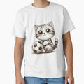 Cat and Football by VANWANSHOP